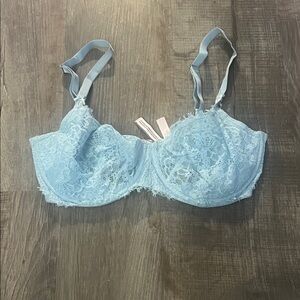 Victoria's Secret Lace Bra in Soft Blue